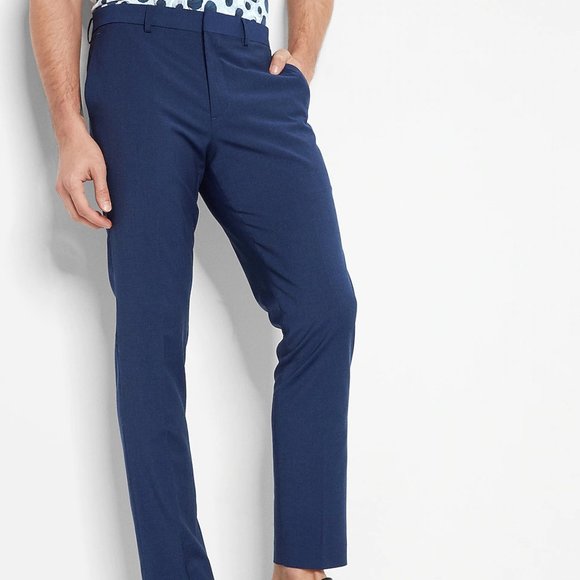 Express Pants Express Navy Slim Suit Pants Poshmark